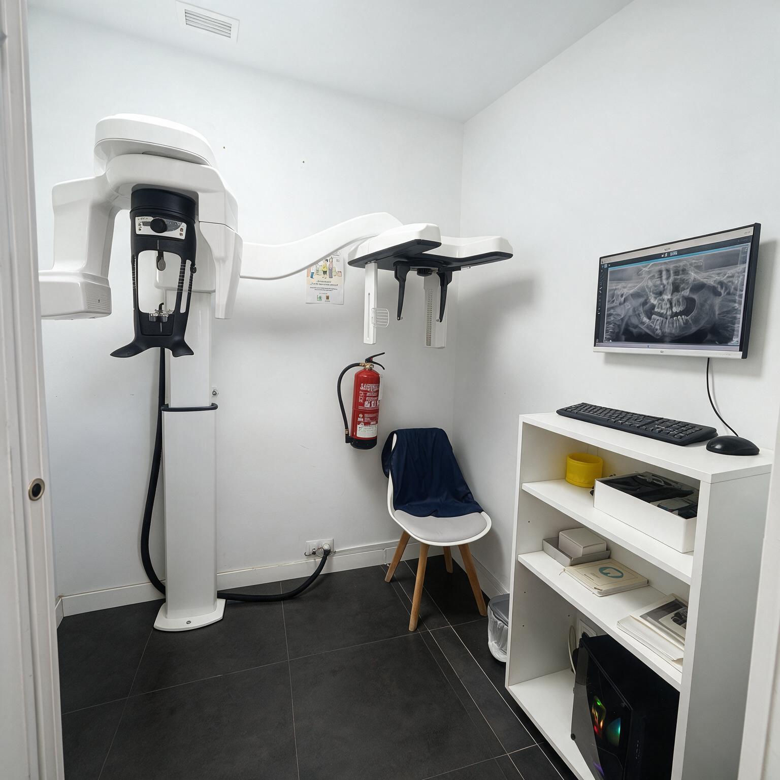 Equipo de diagnóstico por imagen (TAC) de Clínica Sector Dental